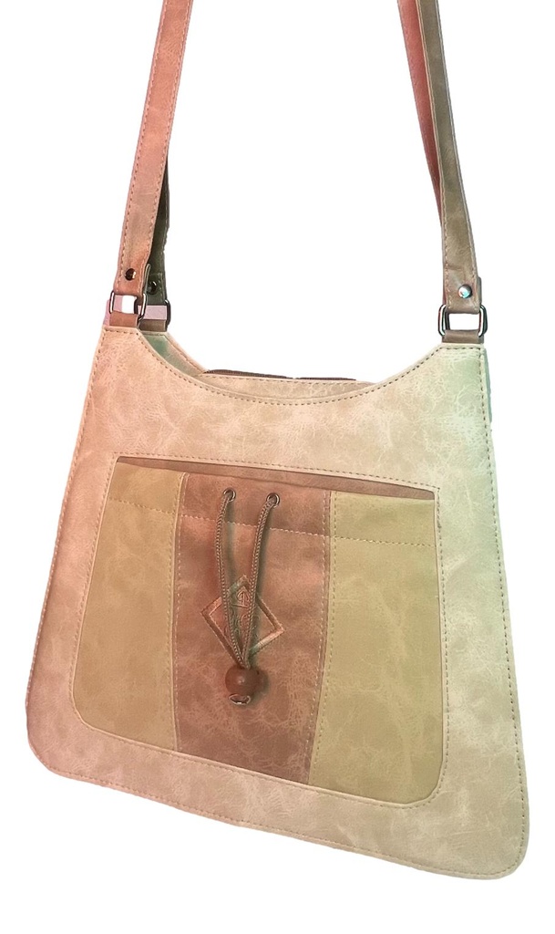 Damentasche Handtasche Henkeltasche Shopper Beige